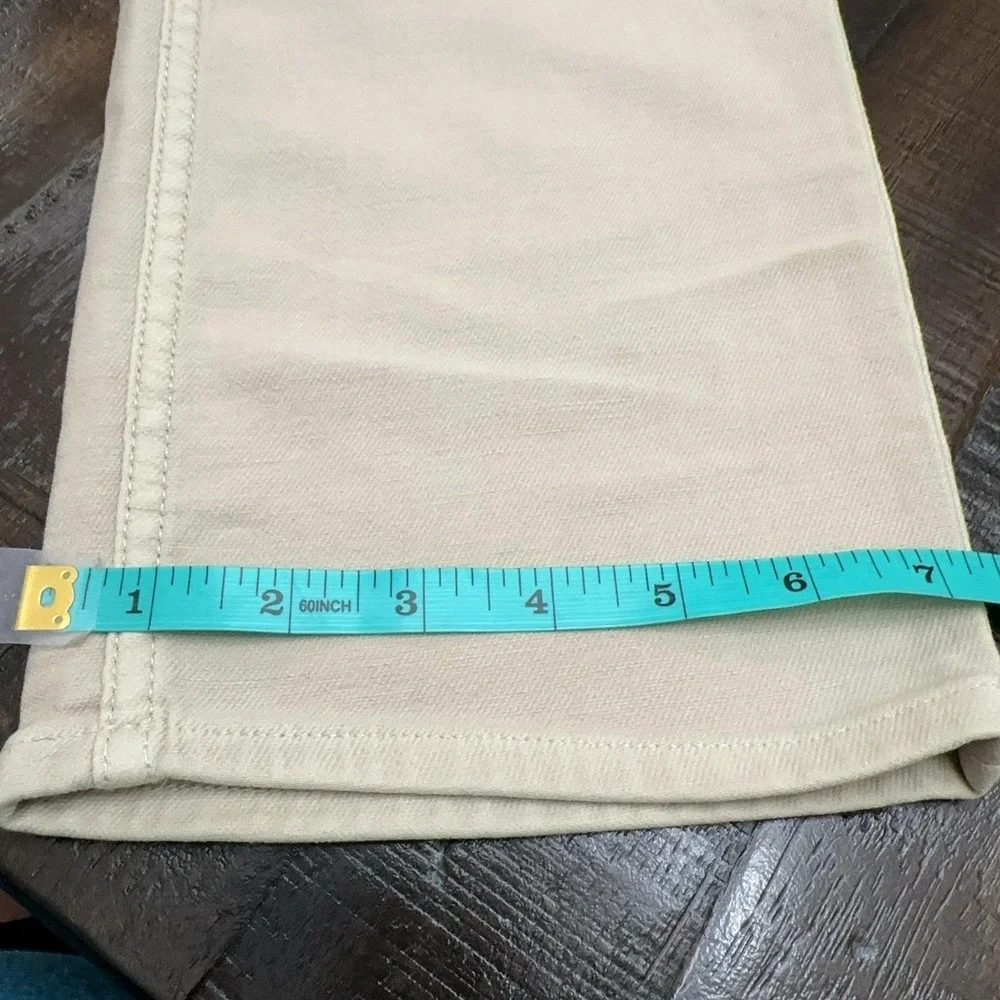 Faherty Mens 36x34 Beige Stretch Terry 5 Pocket Slim Straight Jeans MBF2437